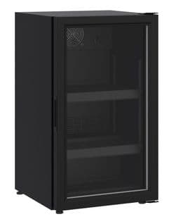 Mini-armoire Réfrigérée Positive Noire Porte Vitrée 136 L -