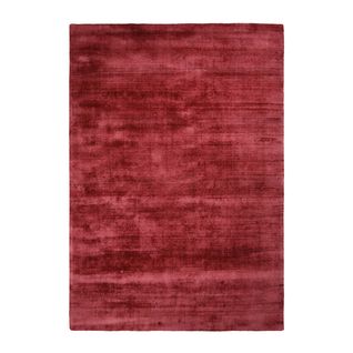 Tapis Moderne Luxor En Viscose - Rose Rouge - 200x290 Cm