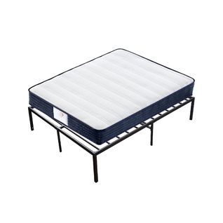 Ensemble Matelas Ressorts 140x190 Epaisseur 22 Cm + Cadre De Lit En Métal