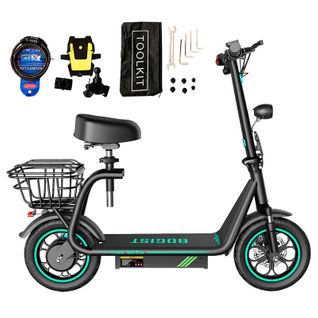 Scooter Électrique Pliant M5 Pro+ Avec Siège, Pneu Pneumatique 12 Pouces, Moteur 500w