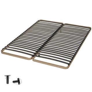 Sommier à Lattes 2x90x200 C224 - 48 Lattes Bois - Fabrication Française