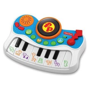 Piano Musical Studio Blanc Et Multicolore