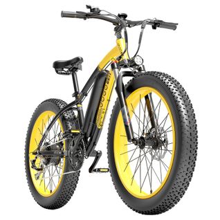 Gf600 Vélo Électrique 48v 13ah Batterie 1000w Moteur 26x4.0 Pouces, 40 Km/h, Noir Jaune