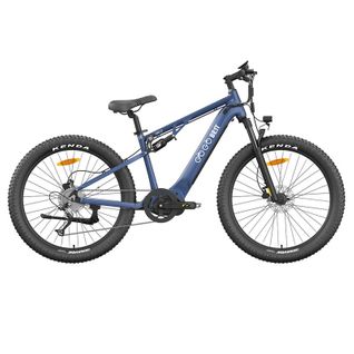 Gm27 Vélo Électrique 27,5 * 3,0 Pouces Gros Pneus 48v 350w Moteur Central, Bleu