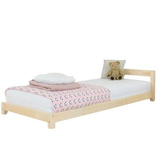 Lit Simple En Bois Dreamy Verni 90x160cm