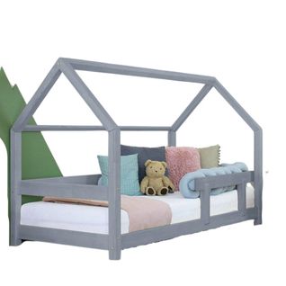 Lit Cabane Tery Gris 90x200cm