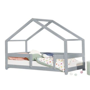 Lit Cabane Lucky 90x190cm Gris