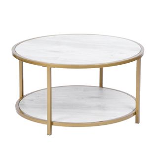 Table Basse Avec 2 Plateaux - Blanc