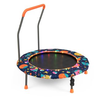 Trampoline Pour Enfants Ø92cm Avec Lumières LED, Pour Enfants 3-6 Ans Charge 25kg