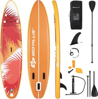 Stand Up Paddle Board Gonflable, Avec Accessoires Complets Et Sac, Anneau(avec Anneau, 305*76*15 Cm)