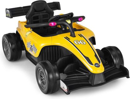 Voiture Électrique 12 V Pour Enfants - F1 Racing- 2 À 5 Km/h- Télécommande, Musique, Lumières