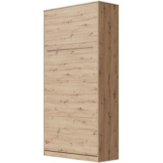 Lit Escamotable +2 Placards V 90x200+(80x2)cm Standard Chêne Sauvage/chêne Sauvage