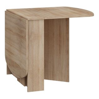 Table À Manger Ovale Pliante Chêne Sonoma 150x80 cm