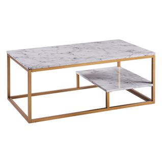 Table Basse Moderne Marmo Effet Marbre Pour Salon