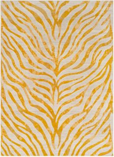 Tapis Zébré Bohème Jaune/beige 160x220