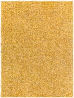 Tapis Shaggy Moderne Jaune 160x213