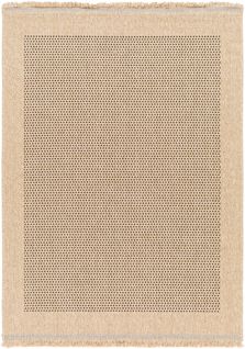 Tapis D'extérieur/intérieur Aspect Jute Beige/noir 160x213