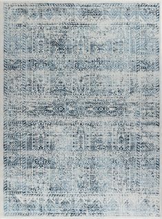 Tapis Vintage Oriental Bleu/blanc 120x170