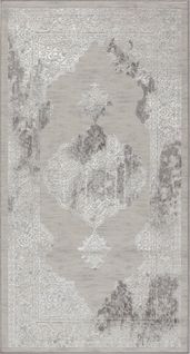 Tapis Vintage Oriental Blanc/gris 80x150