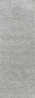 Tapis De Couloir Shaggy Moderne Gris 80x220