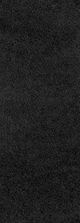 Tapis De Couloir Shaggy Moderne Noir 80x220