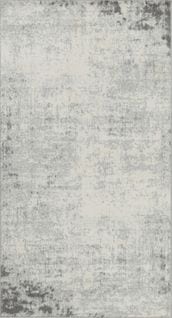 Tapis Abstrait Moderne Blanc/gris 80x150