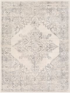 Tapis Vintage Oriental Blanc/gris 120x170