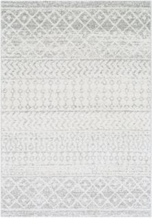 Tapis Scandinave Bohème Gris/blanc 80x150