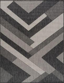 Tapis D'extérieur/intérieur Gris/ivoire 120x170