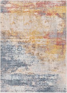 Tapis Abstrait Moderne Multicolore/orange 120x170