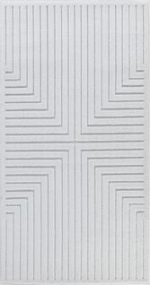 Tapis D'intérieur/extérieur Scandinave Moderne Blanc 80x150