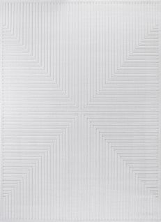 Tapis D'intérieur/extérieur Scandinave Moderne Blanc 120x170