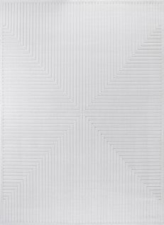 Tapis D'intérieur/extérieur Scandinave Moderne Blanc 160x220