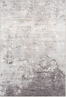 Tapis Abstrait Moderne Gris/blanc 80x150