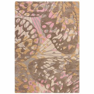 Tapis De Salon Beroon En Laine - Beige - 120x170 Cm