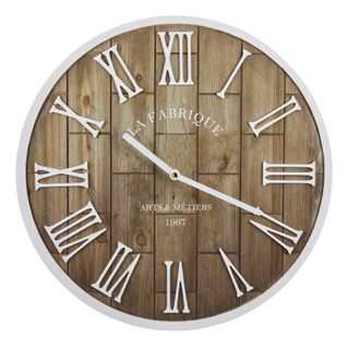 Horloge ø 34 cm ROME Bois