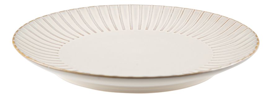 Assiette plate Ø26,5 cm AMBRE Beige