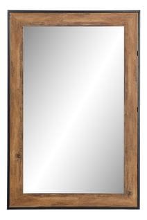 Miroir 80x120 cm CLEVELAND Naturel / Noir