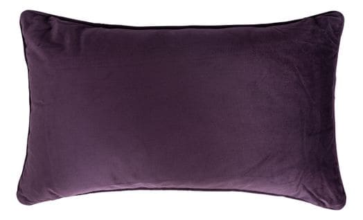 Coussin 30x50 cm CHOME Aubergine