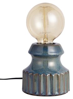 Lampe céramique Ø 12 cm ASSIA Bleu