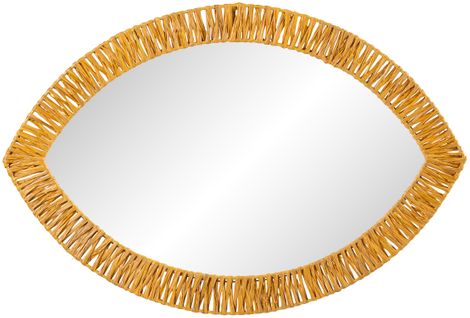 Miroir oval H. 40 cm URSULOLITA Cumin