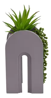 Plante artificielle H. 26 cm URANIE Violet