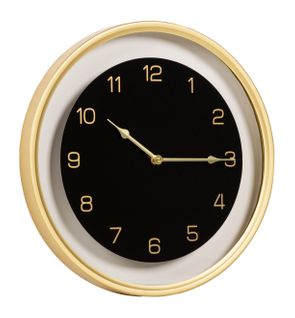 Horloge Ø 40,5 cm CHERINE Noir