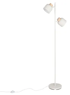 Lampadaire 2 lumières H.143,5 VULKAIN Crème