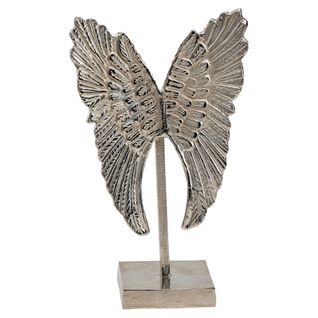 Statue ailes H. 45 cm VARSO Argenté