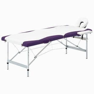 Table De Massage Pliable 2 Zones Inox Blanc Et Violet 02_0001805