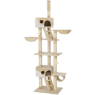 Arbre À Chat 260 Cm Beige/blanc 3708093