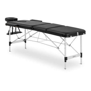 Table De Massage Pliante Cadre Aluminium Revêtement : Pvc Noire 14_0003636