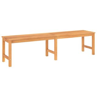 Banc De Jardin Meuble De Patio D'extérieur Terrasse 180 X 40 X 45 Cm Bois De Teck Solide 02_0011273