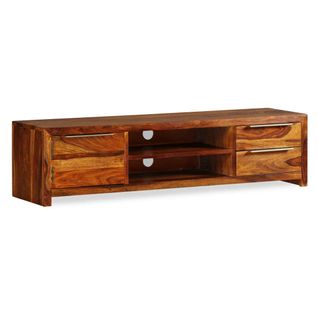 Meuble Télé Buffet TV Télévision Design Pratique Bois Massif De Sesham 120 Cm 2502175